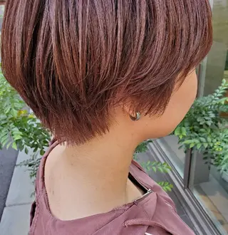 ショート 谷 結奈のヘアスタイル