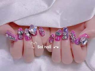 ネイル パラジェル＆フィルイン取り扱いサロンSol Nail所属・Sol Nail ミネのネイルデザイン