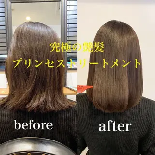 ミディアム カラー トップ スタイリストのヘアスタイル