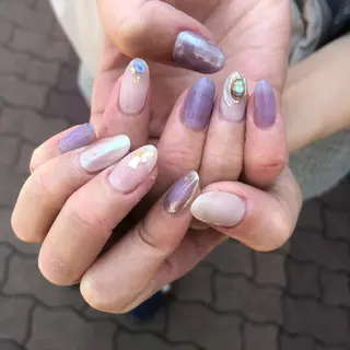 ロング カラー キッズ ネイル マツエク・マツパ 福田 加奈のネイルデザイン