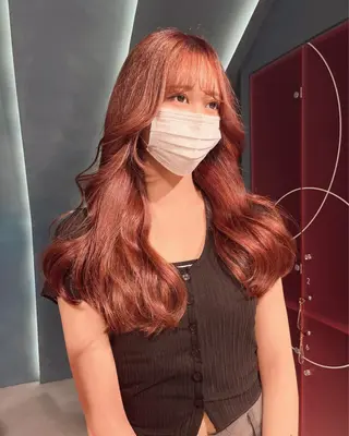 ロング ヘアアレンジ レイヤー/髪質改善 縮毛/ハッシュカットのヘアスタイル