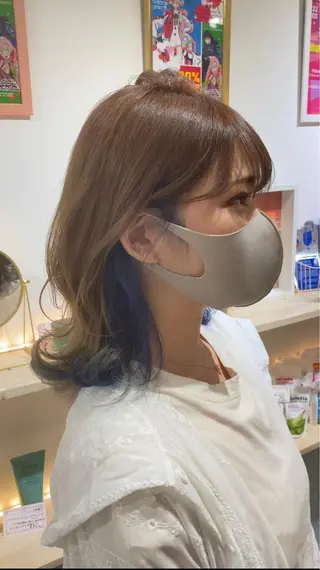 ミディアム カラー 韓国ヘア🇰🇷 スズキのヘアスタイル