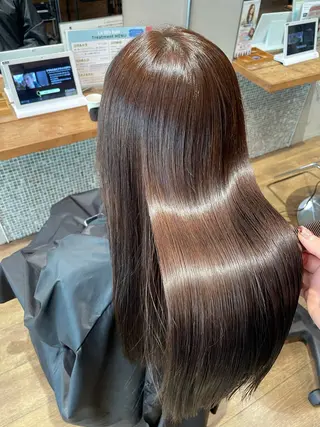 セミロング カラー 💘韓国レイヤー上 品カラーruru💘のヘアスタイル