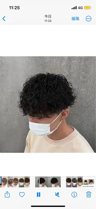 ショート パーマ メンズ 瀧野 翔吾【メンズ特化】のヘアスタイル