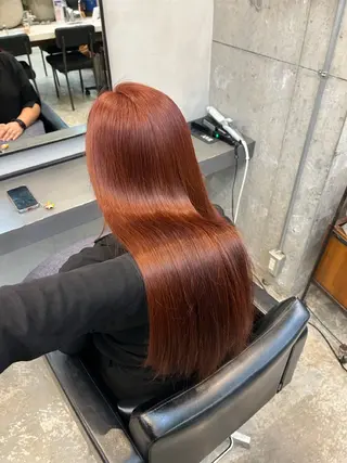 カラー さらさら縮毛矯正 得意です✨️なつみのヘアスタイル