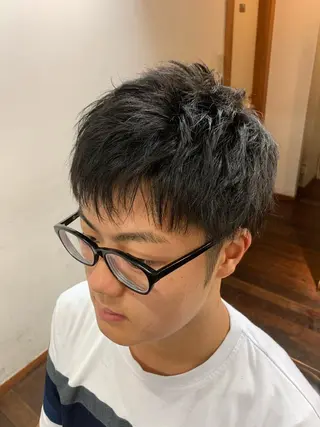 ショート メンズ 向井 優汰のヘアスタイル