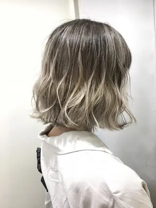 ミディアム カラー 代表🎀 ふわモテ愛 され髪🩷yumiのヘアスタイル