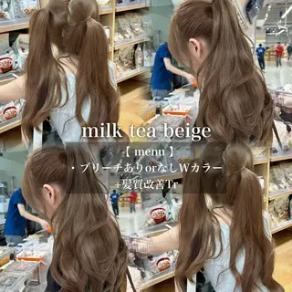 カラー 🩶透明感ダブル カラー🩶 maoのヘアスタイル