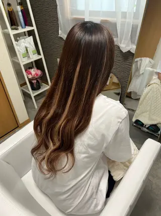 ロング エクステ・セット 専門店Sleekのヘアスタイル