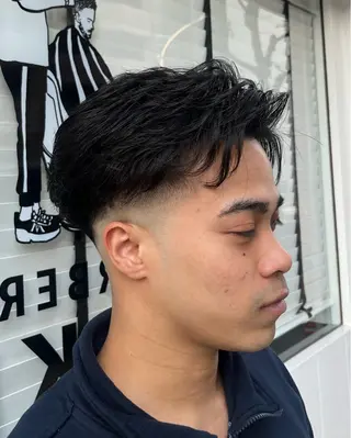 パーマ メンズ バーバーミキ塚本店所属・塚本/バーバー/ メンズサロン/さののヘアスタイル