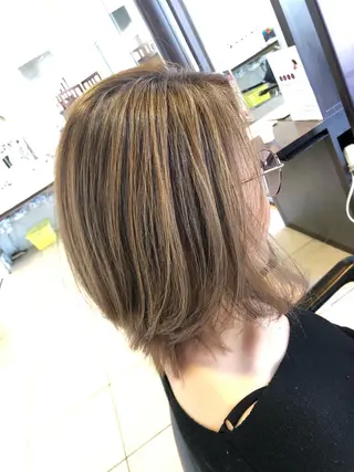 ミディアム 手塚 亮汰のヘアスタイル