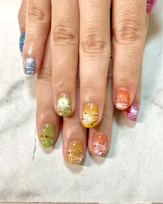 ネイル nail salon アルストロメリアのネイルデザイン