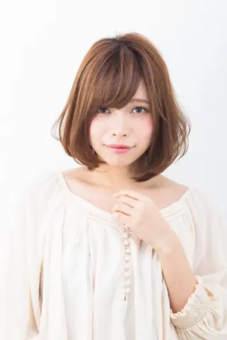 ミディアム ボブ/レイヤー/ nanamiのヘアスタイル