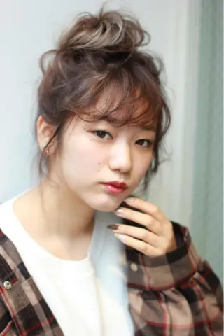 ロング 堀井 猛史のヘアスタイル