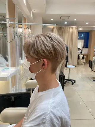 ショート カラー メンズ メンズ特化型美容師 栗山勇人のヘアスタイル