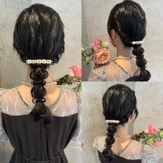 ロング ヘアアレンジ 美髪× ヘアセット✨Araiのヘアスタイル