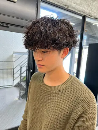 パーマ メンズ 増田 司のヘアスタイル