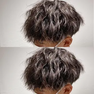 パーマ メンズ メンズヘア特化 パーマ 縮毛矯正🔷のヘアスタイル