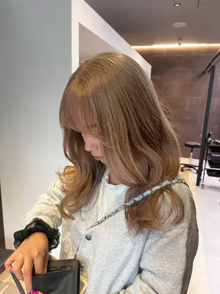 ミディアム 🦋 韓国hair 🖤 RAMのヘアスタイル