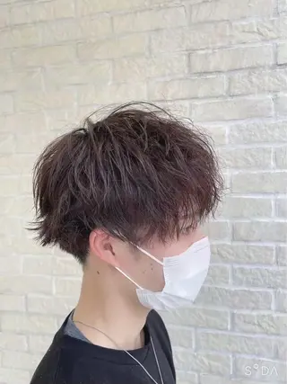 ショート メンズ 【パーマ特化美容師】 🔥Yoshiyaのヘアスタイル