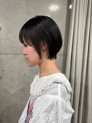 ショート カラー 表参道🌿赤み消し カラー/チナツのヘアスタイル