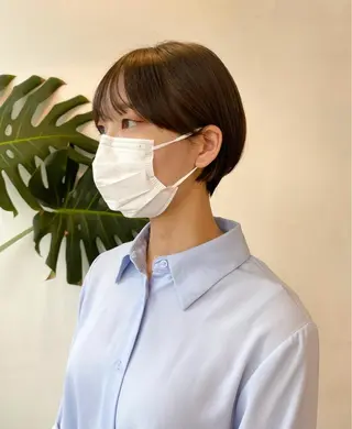 ショート カラー ヘアアレンジ ナカジマ ボブ/レイヤーのヘアスタイル