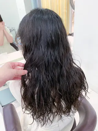 ロング パーマ 似合わせパーマ/ kazuのヘアスタイル