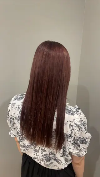 ロング カラー 渋谷 夏稀のヘアスタイル