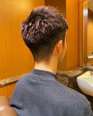 ショート 北川 竜也のヘアスタイル