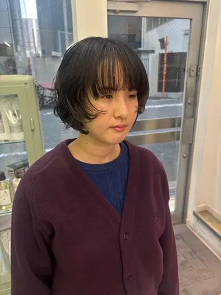 ショート 中田 渚のヘアスタイル