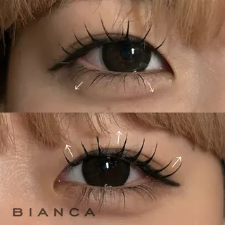 マツエク・マツパ 🌱‬Bianca 大宮店 MAEDAのマツエク・マツパデザイン