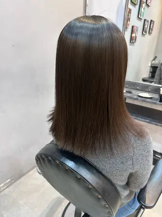 ミディアム 髪質改善・艶カラー HIROTOのヘアスタイル
