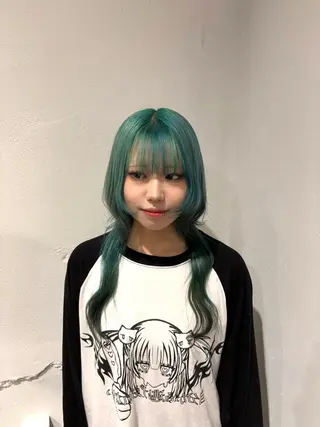 カラー 聖羅/ワンホンヘア /艶カラーのヘアスタイル