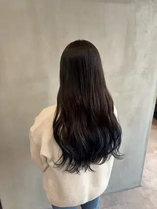 ロング カラー 片平 帆香のヘアスタイル
