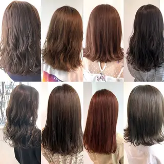 カラー 💖ブリーチなし透明 感💖ASAHIのヘアスタイル