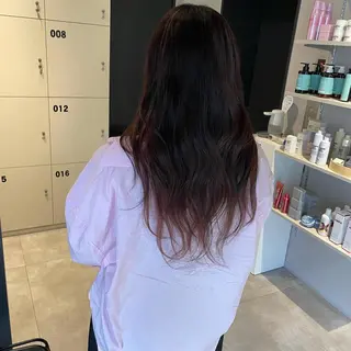 ロング カラー レイヤー×髪質改善 ×透明感/杉田 圭のヘアスタイル