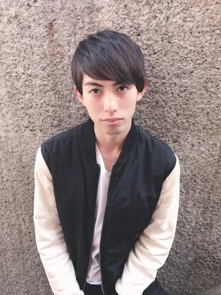 ショート カラー パーマ メンズ ちこ .のヘアスタイル