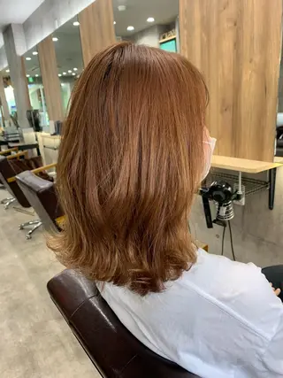 ミディアム カラー memento 斎藤大覚のヘアスタイル