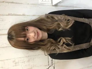 ロング カラー チビ編み込みエクステ シールEXどぅ〜すのヘアスタイル