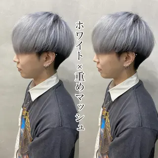 ショート カラー パーマ メンズ LAVENDIA 初音のヘアスタイル
