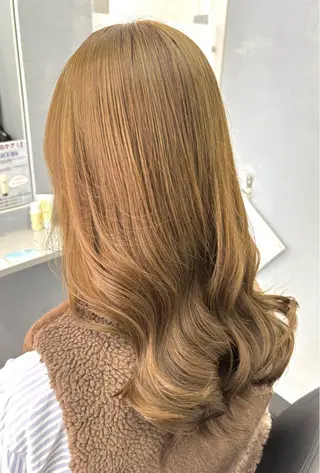 カラー 透明感♡くすみカラー shiori/小岩のヘアスタイル