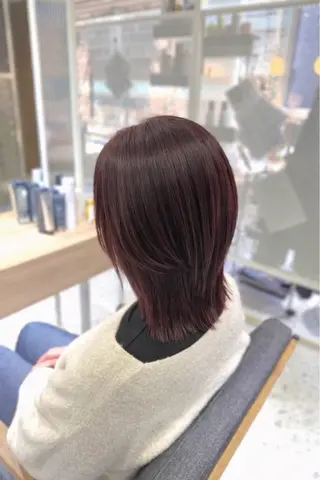 ミディアム カラー パーマ By eight 名古屋所属・バイエイト名古屋 星野ヒロトのヘアスタイル