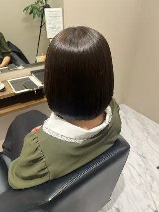 ミディアム 骨格/顔型/診断/ 伏見/伊藤桃花のヘアスタイル