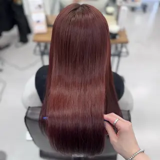 ロング カラー 田島拓海 ボブカットのヘアスタイル