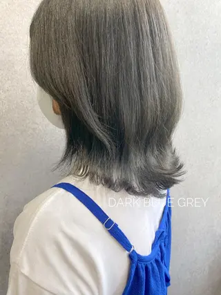 セミロング カラー YUKA🐻❄️ 🎀当日予約ok/のヘアスタイル