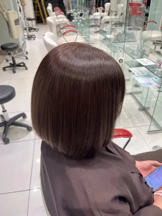 ミディアム カラー 荒木 美沙樹のヘアスタイル