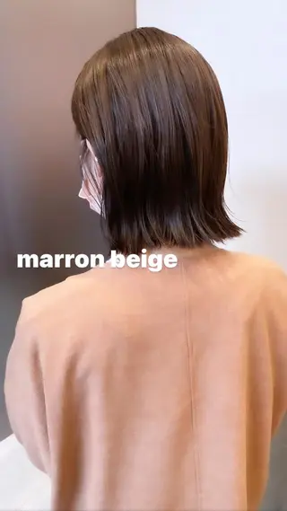 ショート カラー ヘアアレンジ ミニボブ/ブリーチ 🌈MISATOのヘアスタイル