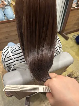 パーマ YUI/アイブロウ/ 透明感カラー✨のヘアスタイル