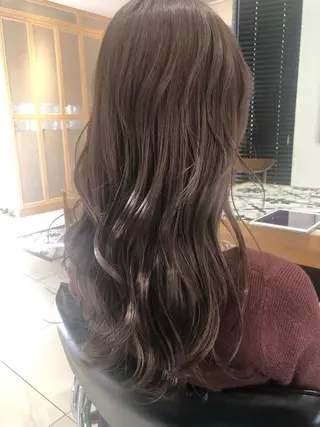 ロング カラー ミヤギ リュウキのヘアスタイル
