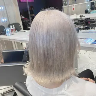 ミディアム 🤍ムラ修正ブリーチ 🤍原宿/YUUのヘアスタイル